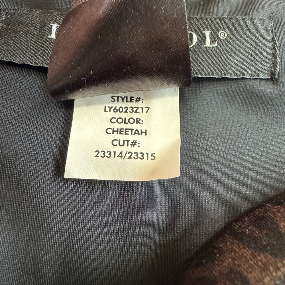 Liverpool Women 20W Cheetah Brown Animal Print Stretch Pencil Skirt LY6023Z17 - Picture 6 of 9